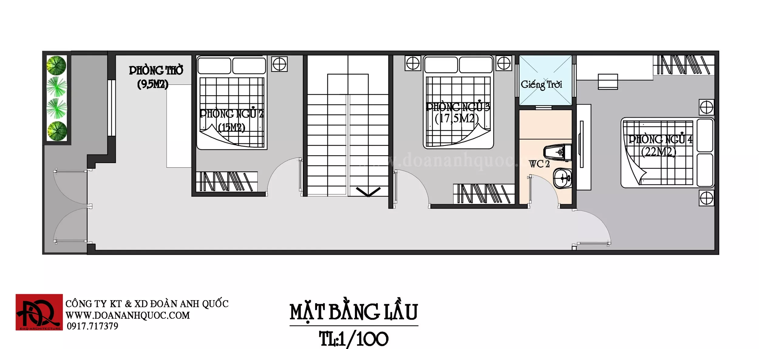 Mẫu nhà phố hiện đại 5x15m tại Phan Thiết trọn gói 675 triệu_MS 08